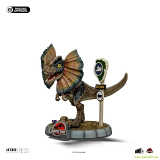 Jurassic Park Mini Co. PVC socha Dilophosaurus 12 cm
