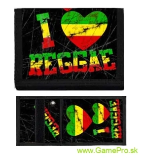 I Love Reggae Heart (peňaženka)
