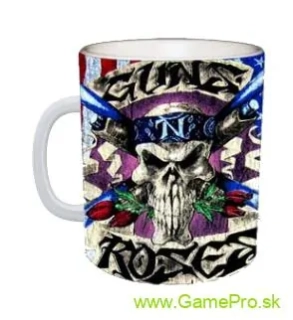 Guns N Roses hrnček Skull Flag