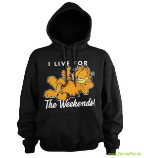 Garfield Hoodie Live For The Weekends