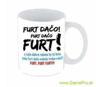 Furt Dačo! hrnček Motív 2
