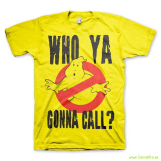 Ghostbusters Who Ya Gonna Call (tričko)