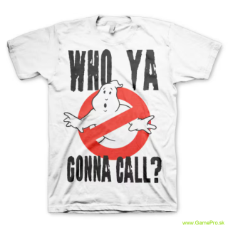 Ghostbusters Who Ya Gonna Call (tričko)
