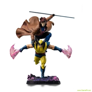 Marvel Deluxe Art Scale socha 1/10 X-Men 97 Gambit and Wolverine 29 cm