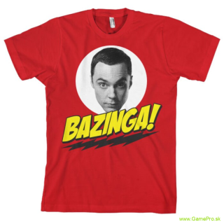 Big Bang Theory - Bazinga Sheldons Head (tričko)