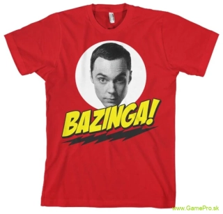Big Bang Theory - Bazinga Sheldons Head (tričko)