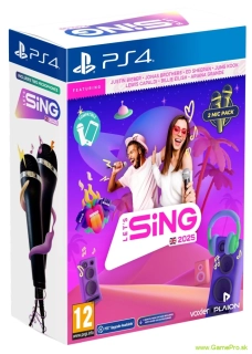 Lets Sing 2025 + 2 mikrofóny (PS4)