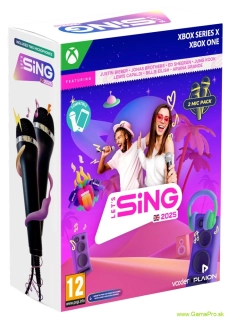 Lets Sing 2025 + 2 mikrofóny (Xbox One/XSX)