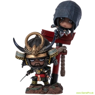 Assassins Creed Shadows Qlectors PVC socha Naoe and Yasuke 15 cm