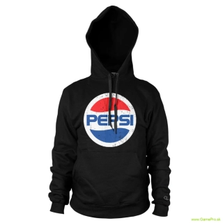 Washed Pepsi Hoodie Globe Logo