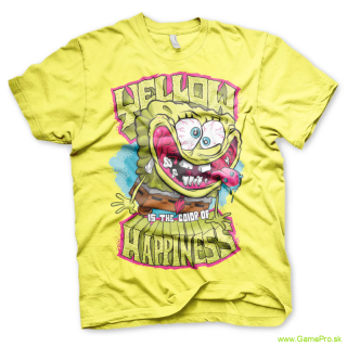 SpongeBob Squarepants Yellow Is The Color Of Happiness (tričko)