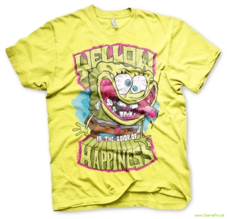 SpongeBob Squarepants Yellow Is The Color Of Happiness (tričko)