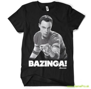 Big Bang Theory Sheldon Says Bazinga (tričko)