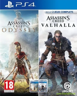 Assassins Creed Odyssey CZ + Assassins Creed Valhalla EN (PS4)