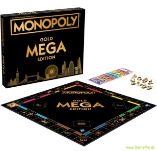 Gold Mega Edition stolová hra Monopoly (English Version)