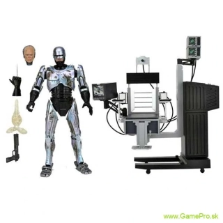RoboCop akčná figúrka Ultimate Battle Damaged RoboCop with Chair 18 cm