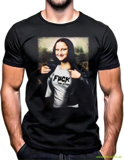 Fuck The System (Mona Lisa) (tričko)