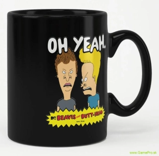 Beavis and Butt-Head hrnček Oh Yeah (Black)