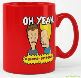 Beavis and Butt-Head hrnček Oh Yeah (Red)