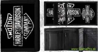 Harley Davidson - Logo Black and White (peňaženka)