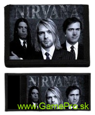 Nirvana White Black Band (peňaženka)