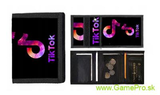 Tik Tok Rainbow Logo (peňaženka)