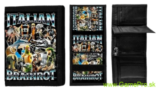 Italian Brainrot Meme Family Poster (peňaženka)