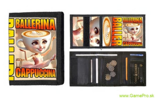 Ballerina Cappuccina Italian Brainrot Meme (peňaženka)