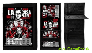 La Casa de Papel (Papierový dom) Motive 4 (peňaženka)