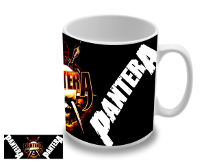 Pantera Logo Skull (hrnček)