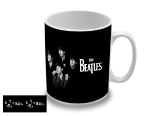 Beatles Band Black and White motív 2 (hrnček)