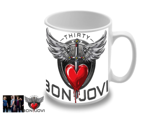 Bon Jovi Band and Logo (hrnček)