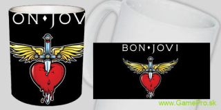 Bon Jovi Logo Black (hrnček)