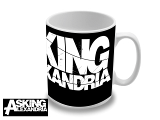 Asking Alexandria White Logo (hrnček)