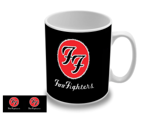 Foo Fighters - Logo on Black (hrnček)