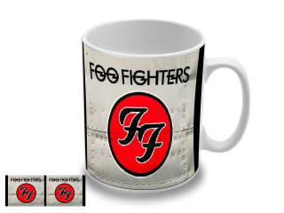 Foo Fighters - Logo on White (hrnček)
