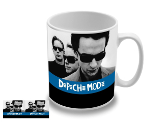 Depeche Mode - Blue Logo and Band (hrnček)