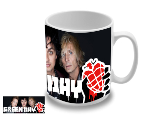 Green Day - Band and Logo (hrnček)