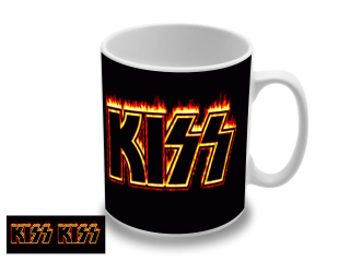 Kiss - Flame Logo (hrnček)