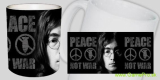 John Lennon - Peace not War (hrnček)