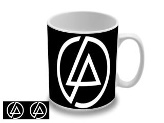 Linkin Park - Black and White Logo (hrnček)