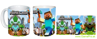 Minecraft - Steve and Friends hrnček