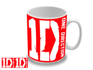 One Direction - Red Logo (hrnček)
