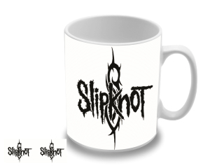 Slipknot - White Logo (hrnček)