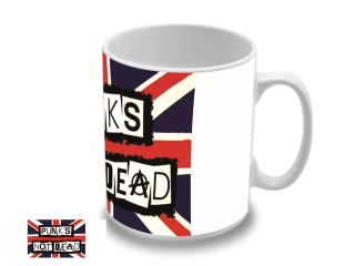 Punks not Dead - UK Flag (hrnček)