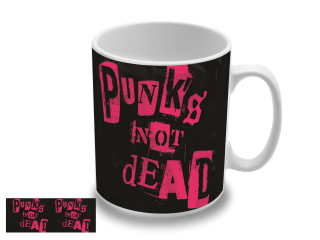 Punks not Dead - Red Logo (hrnček)
