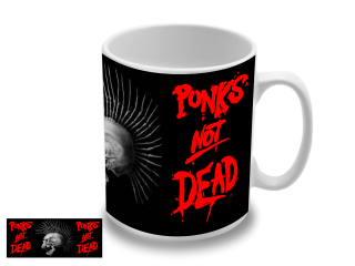 Punks not Dead - Punk Skull (hrnček)