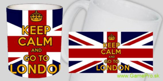 Keep Calm and Go to London (hrnček)