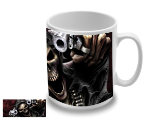 Skull motív 1 (hrnček)