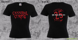 Cannibal Corpse - 25 Years (dámske tričko)